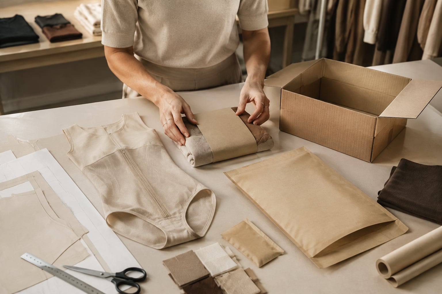 VerpackG und LUCID bei Private-Label-Shapewear